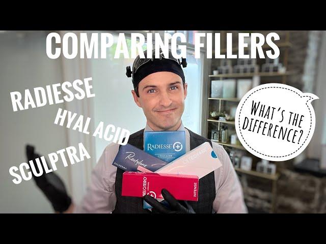 Comparing Fillers: Hyaluronic Acid, Sculptra & Radiesse