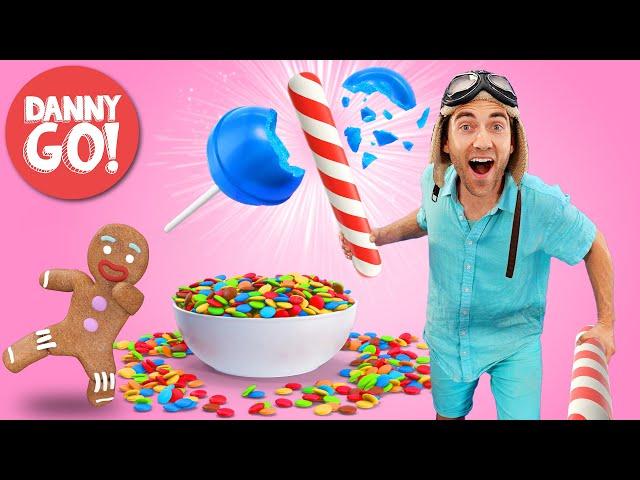 “Candy Cane Crush!”  Christmas Drum-Along Dance | Danny Go! Songs for Kids