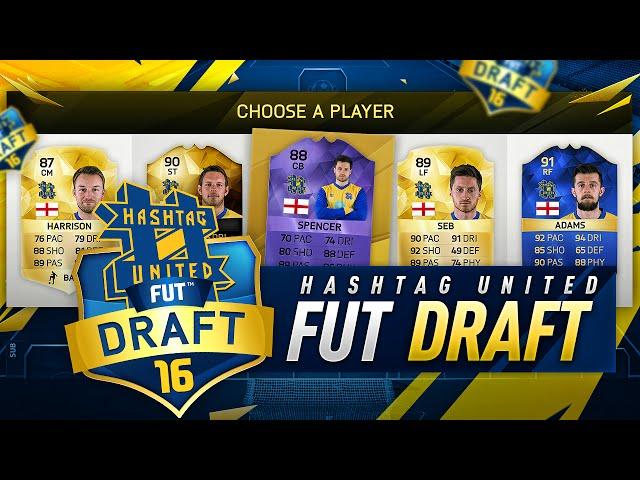 HASHTAG UNITED FUT DRAFT!