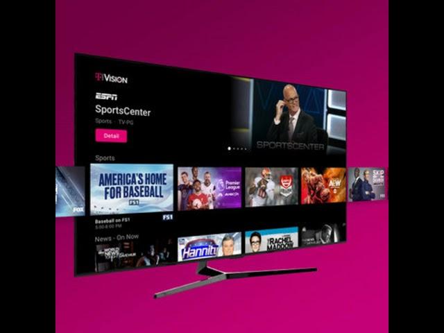 T-Mobile unveils TVision with flexible cord cutter options