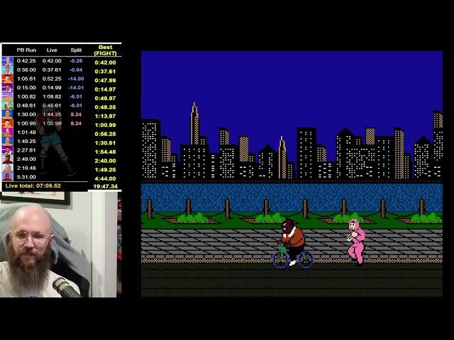 Mike Tyson's Punch-Out speed run - current personal best (21:47.99)