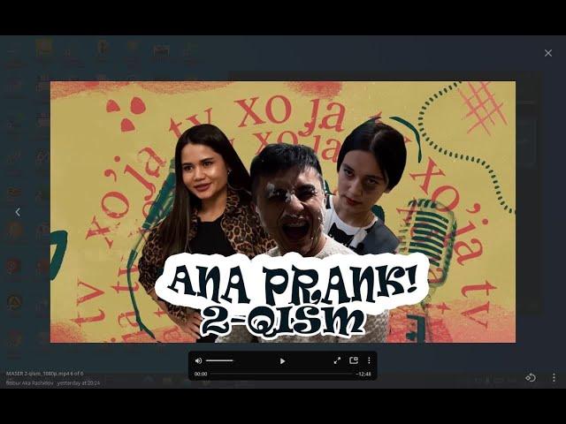 ana prank 2 qism. bir birini shunaqa zapal qilishdiiii. | yana qanaqa pranklar qilaylik yozib qoldir