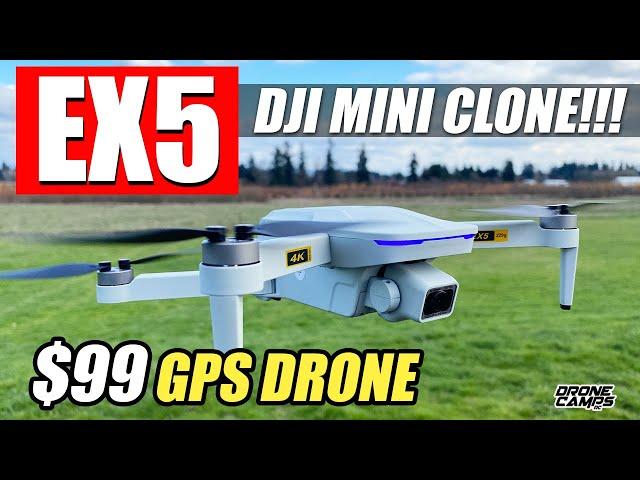 $99 DJI MINI 2 CLONE? - EACHINE EX5 4K GPS Drone - FULL REVIEW & FLIGHTS ️