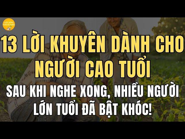 Lời khuyên dành cho người cao tuổi từ một giáo sư về hưu. Nhiều người lớn tuổi đã bật khóc!