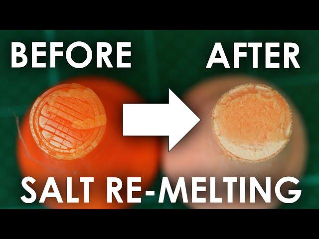 The STRENGTH of 3D prints REMELTED in SALT