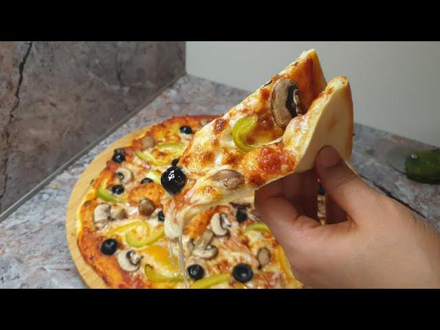 You will not buy Pizza again after this video! Homemade pizza like in a pizzeria! delicious