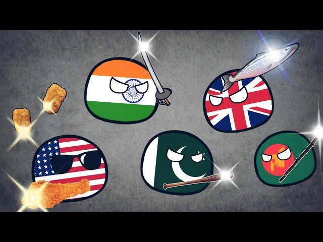 1971 Indo-Pak war Countryball