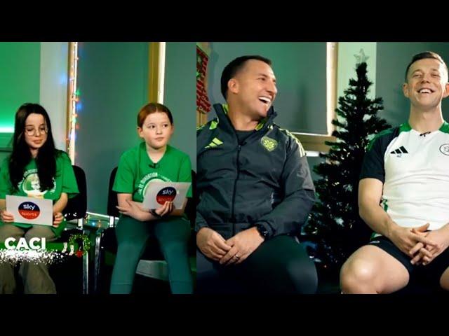 Young Celtic Fans Put Callum McGregor & Brendan Rodgers On The Spot / Sky Sports Christmas Feature