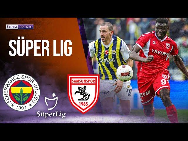 Fenerbahce vs Samsunspor | SÜPER LIG HIGHLIGHTS | 01/21/24 | beIN SPORTS USA