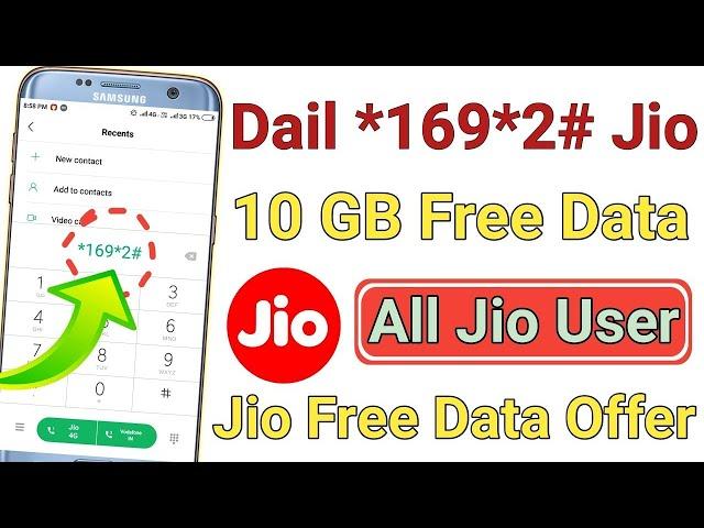 Jio 10GB Free data Voucher Code after Jio Recharge