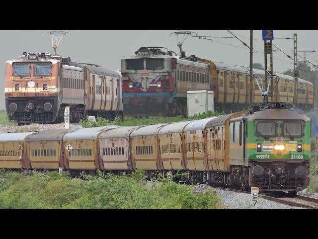 [11 In 1] Summer SPECIAL Trains at MPS | Powerful WAG-9 + WAP-4 + WAG-5 | Indian Railways