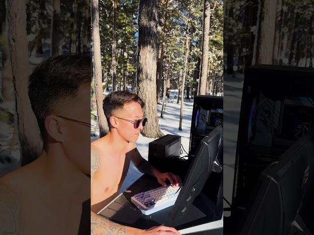 Winter Training session of Average Mongolian CS2 Pro Player #cs2 #cs2clips #cs2funny