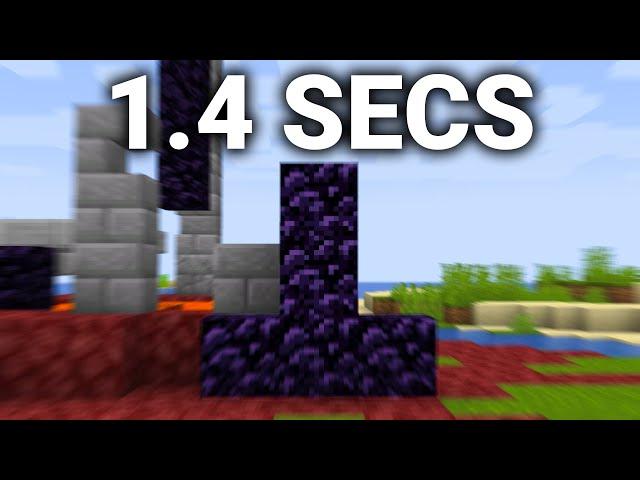 Minecraft Obsidian C*ck Speedrun in 1.4 SECONDS