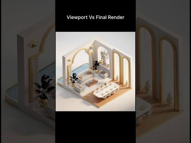 Viewport vs Final Render: See the Difference in Quality & Detail !