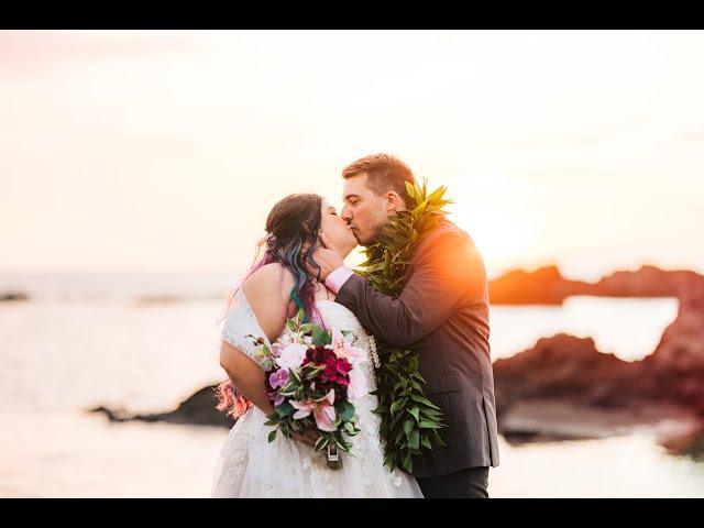 Big Island Elopement in Kailua Kona | Krystal and Eric