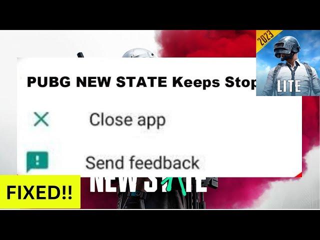 Fix Pubg-new State Mobile is Keep Stopping in Android Mobile