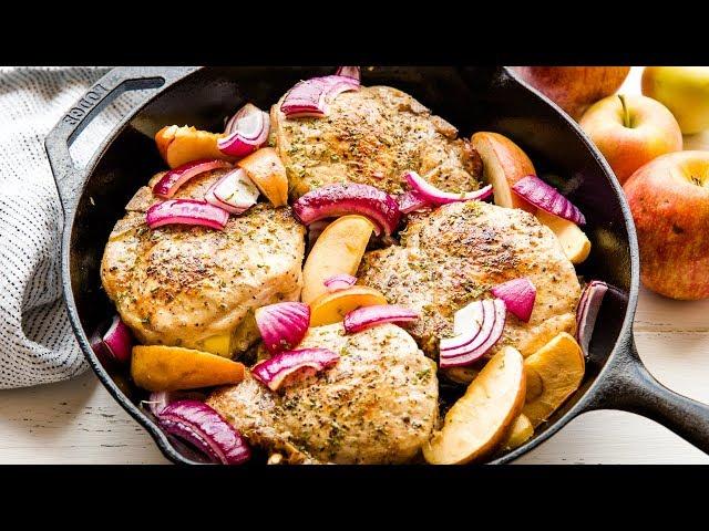 How to Make Apple Stuffed Pork Chops | The Stay At Home Chef