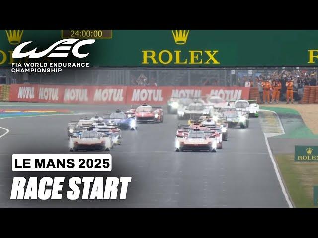 Race Start and Opening Lap | 24 Hours of Le Mans 2025 | FIA WEC