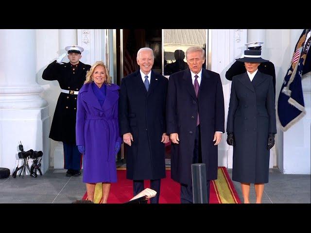 Bidens welcome Trumps to White House for pre-inaugural tea  | VOA News