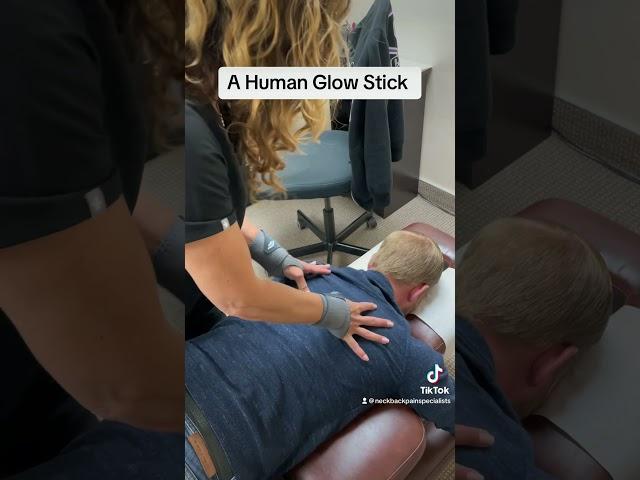 Neck and Back Pain Specialists : A human glow stick 