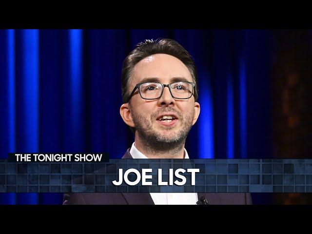 Joe List Stand-Up: Property Taxes, Dumb Friends | The Tonight Show Starring Jimmy Fallon