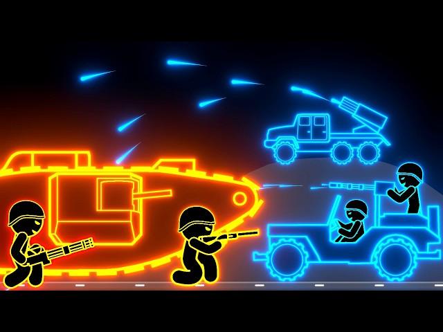 Stickman Battle: Machines of World Wars