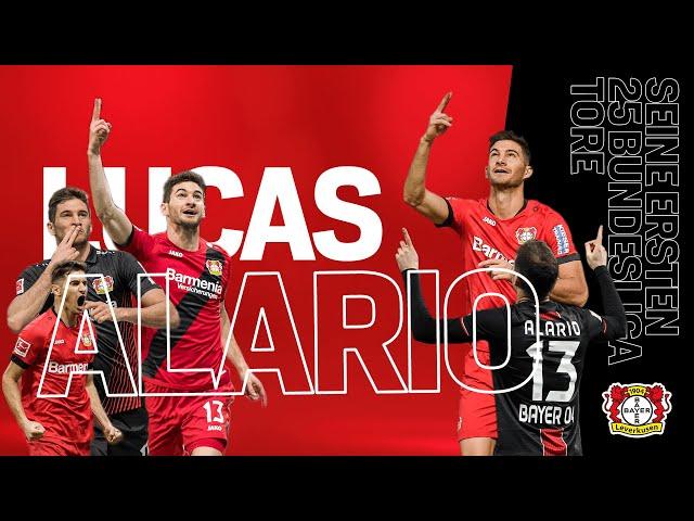 LUCAS ALARIO | #GOALARIO – Seine ersten 25 Tore in der Bundesliga | Bayer 04 Leverkusen