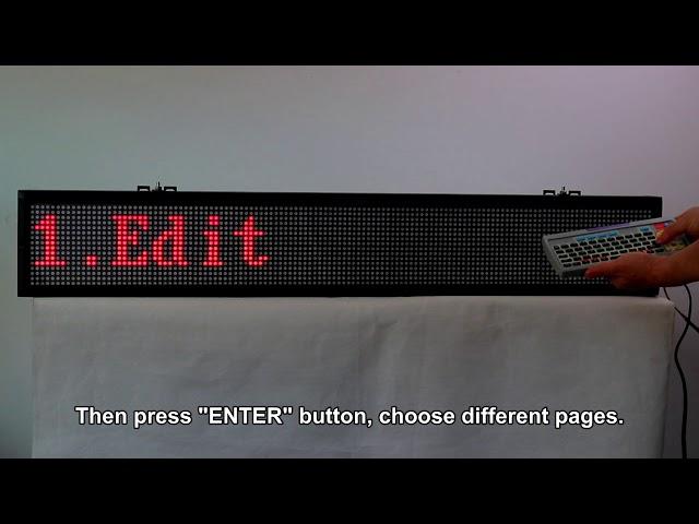 40" Remote Programmable Scrolling Led Sign Board - Leadleds