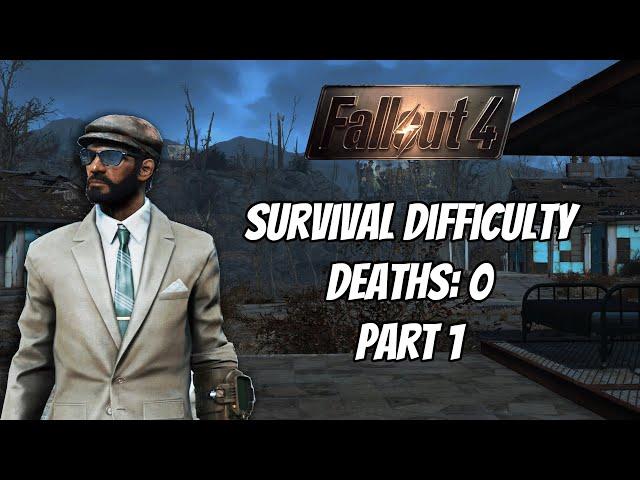 How long can I survive playing Fallout 4 on Survival Difficulty?