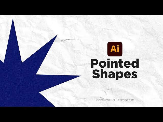 Adobe Illustrator: Create Pointed Shapes Using the Start Tool