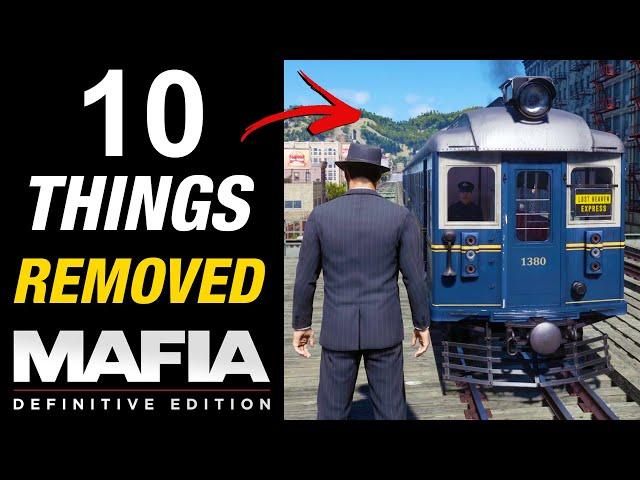 10 Things Removed From Mafia Definitive Edition