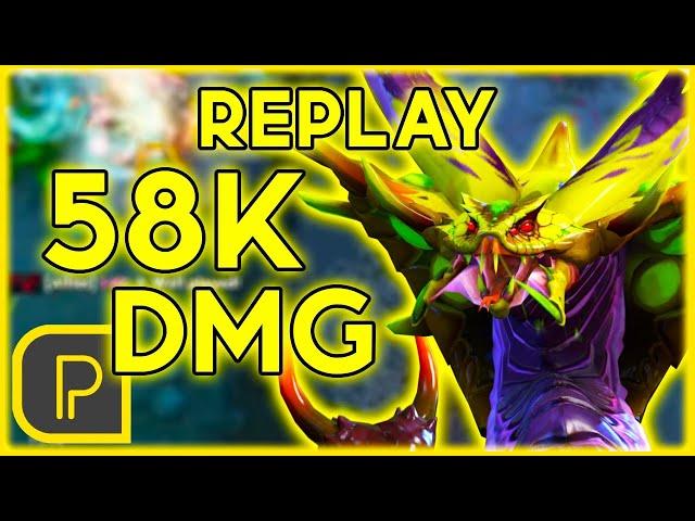 HIGHEST DAMAGE Carry in game - Purge Replay Commentary