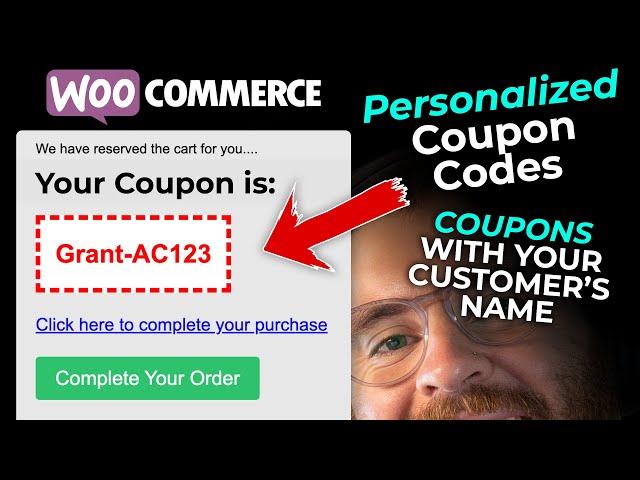 Personalized Coupon Codes WooCommerce | Put your Customers Name in the Coupon Code - Easy Method