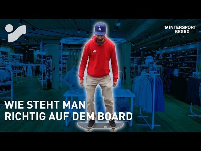 Skateboard Basics | Wie steht man richtig auf dem Board | Tutorial