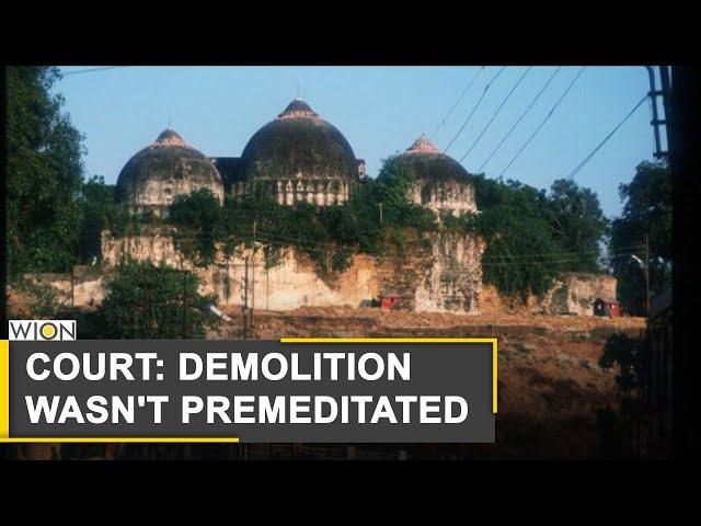 News Alert: All accused acquitted in Babri Masjid demolition case | WION News