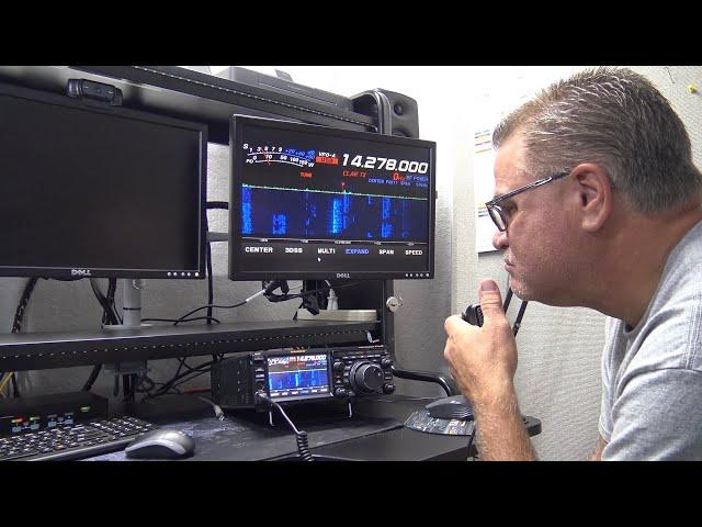  NEW!! Yaesu FT-DX10 HF/6M Hybrid SDR Ham Radio Transceiver Review, Making Contacts!!!!