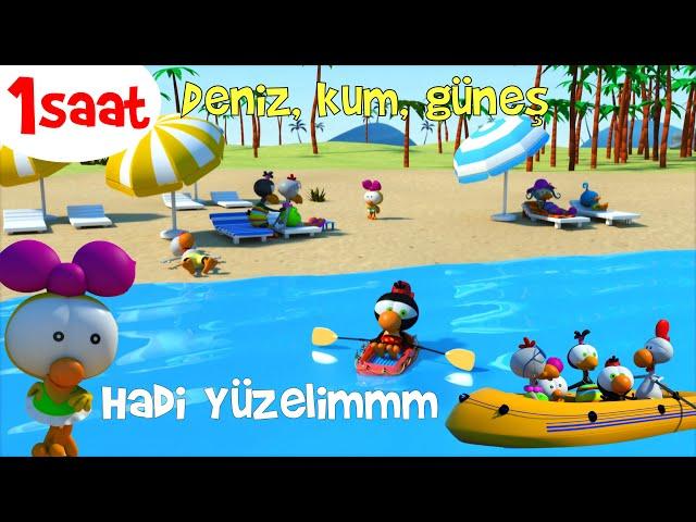 1 SAAT ÇİZGİ FİLM #30 - Yaz Tatili Çok Güzel ‍️ | TRT Çocuk - Disney Channel