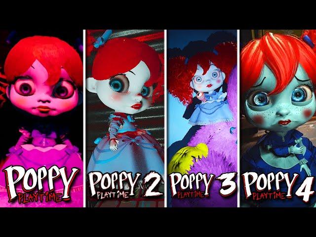 Poppy Evolution - Poppy Playtime: Chapter 1-4 Comparison (4K Showcase)