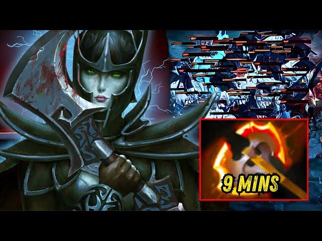 52Kills Phantom Assassin 1000GPM with 9Mins Battle Fury Farm Machine Dota 2