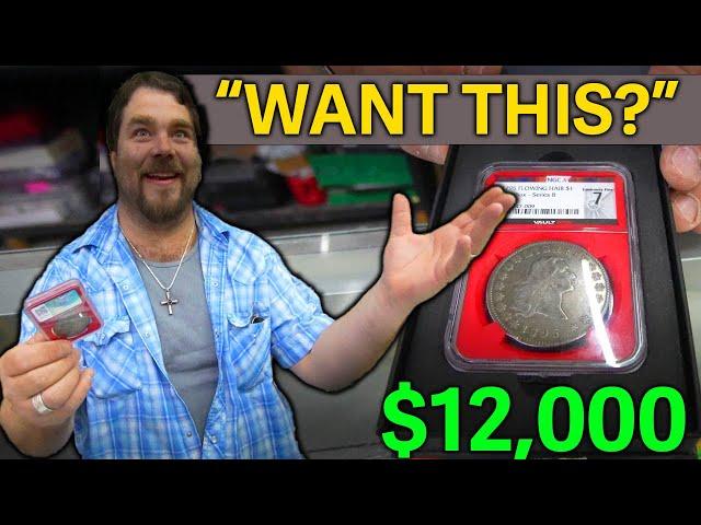 Coin Shop Sells Us EXTREMELY RARE Silver Dollar For $12,000?!?