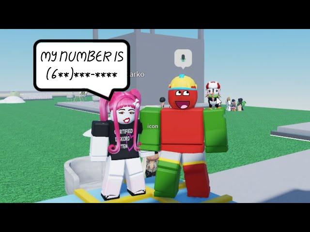 SHE GAVE ME HER NUMBER SO I CALLED HER | A Christmas Night In Roblox VoiceChat