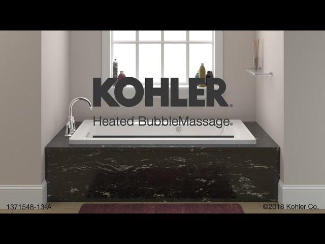 Hydrotherapy Baths - How KOHLER Heated BubbleMassage Tubs Work