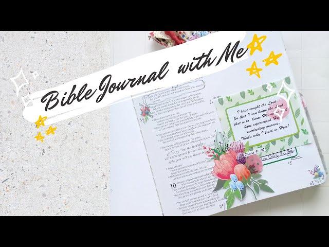 Seek Him Be Safe Bible Journal Process// Journal with Me// Etched By Faith