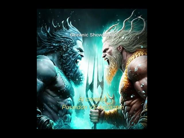 AI Creates Epic Poseidon vs Aquaman Battle #short