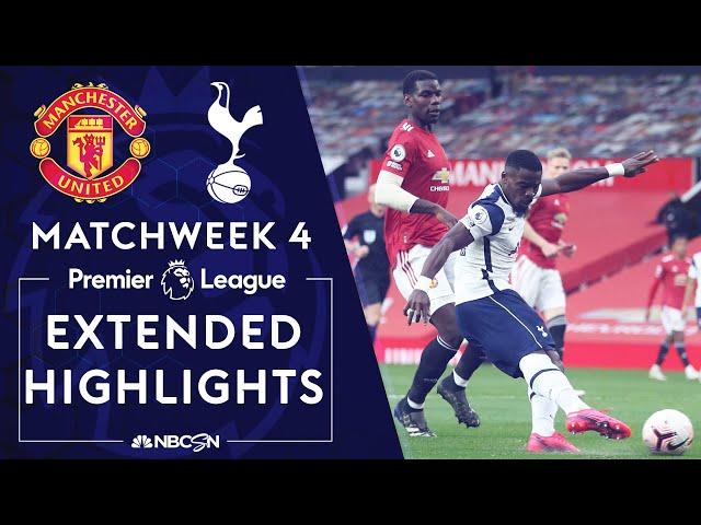 Manchester United v. Tottenham | PREMIER LEAGUE HIGHLIGHTS | 10/4/2020 | NBC Sports