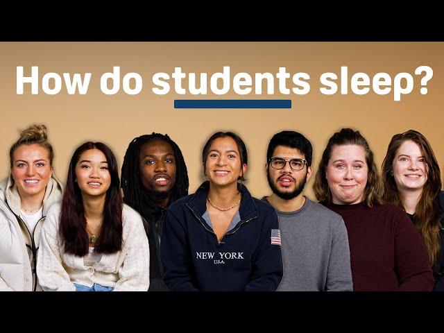 How Well Do College Students Sleep? We Asked, They Answered