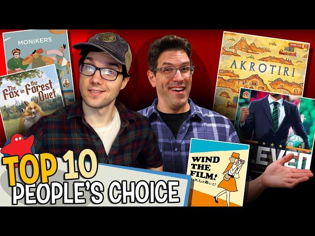 10 Board Games Being Played NOW - "People's Choice" Board Game Picks!