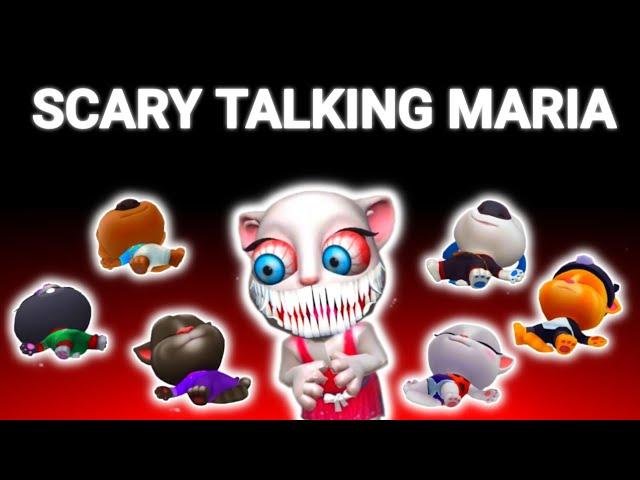 SCARY TALKING MARIA | MY TALKING TOM FRIENDS SAD STORY | MY TALKING MARIA SCARY 