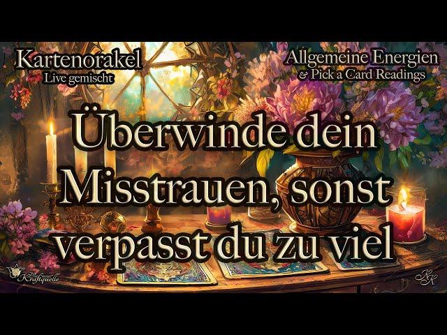 Überwinde dein Misstrauen, sonst verpasst du zu viel  #tarot #kartenorakel  #liebe