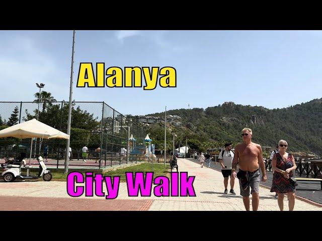 Alanya City Center Walking Tour Turkey 4K